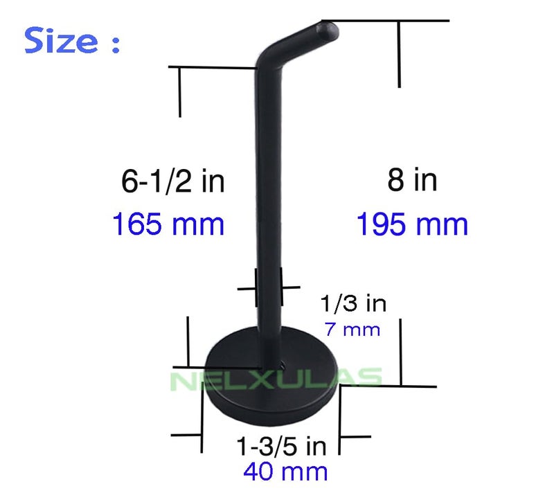NELXULAS Classic Black Stainless Steel Heavy Duty Coat Hook, Durable Robe Hanger Wall Mount Hook, Perfect Touch Your Bathroom, Bedroom, Closets, Wardrobe, Kitchen (8", 4 PCS) - Image 3